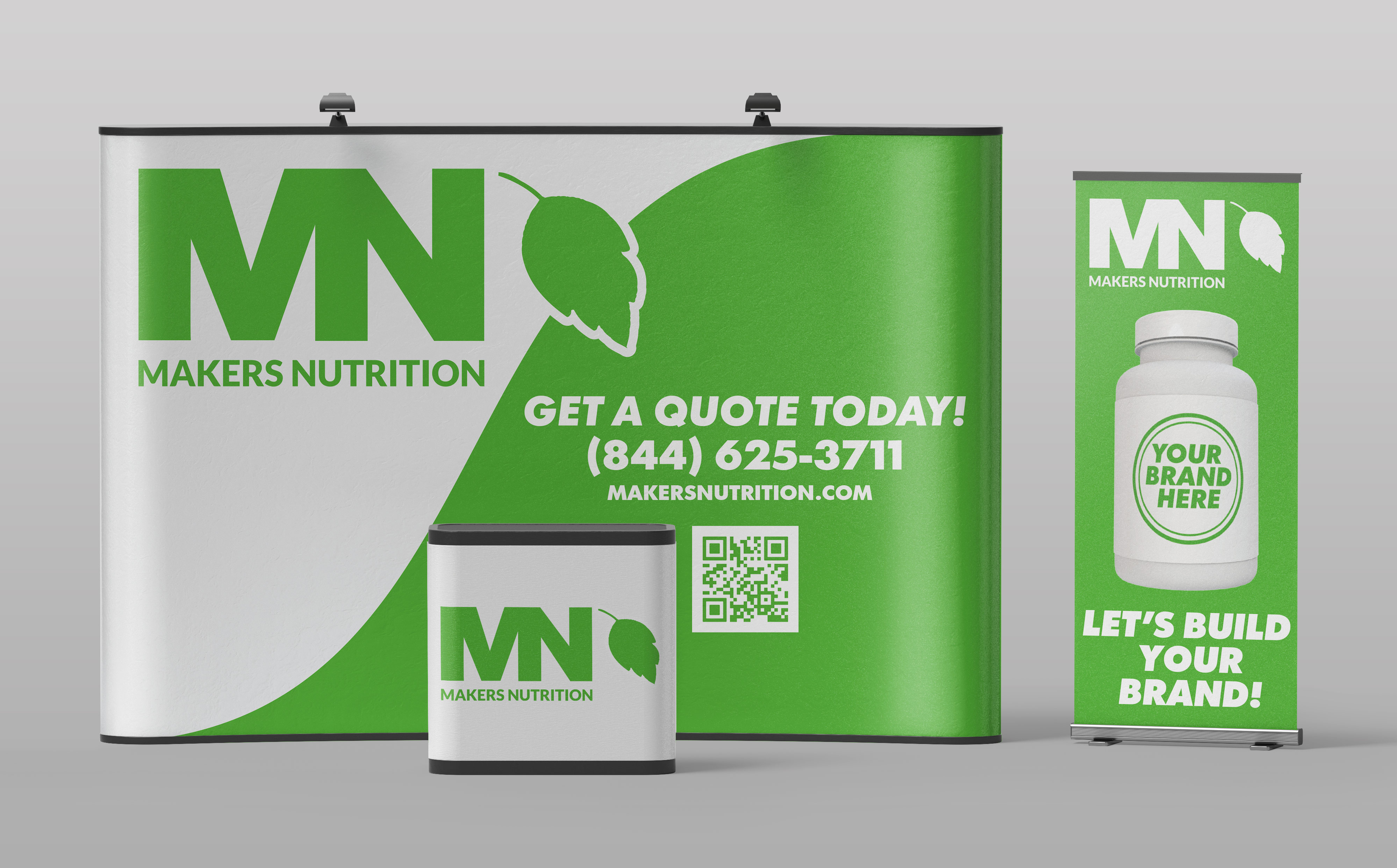 Makers Nutrition Trade Show Booth